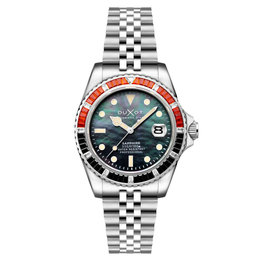Duxot Atlantica Automatic Black Dial Mens Watch DX-2077-22 269$
