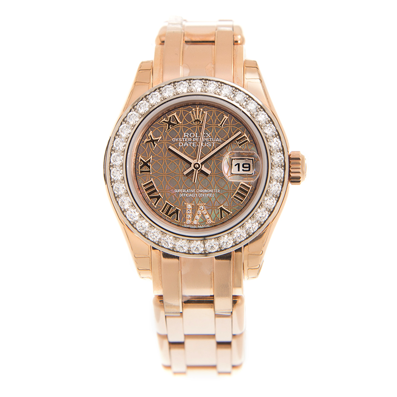 Rolex Pearlmaster Automatic Diamond Watch 80285MRDP 43125$