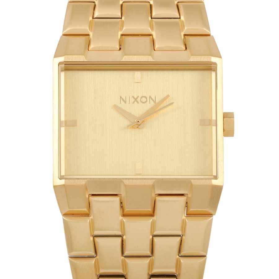 Nixon Ticket II Quartz Gold Dial Mens Watch A1262-502-00 160$
