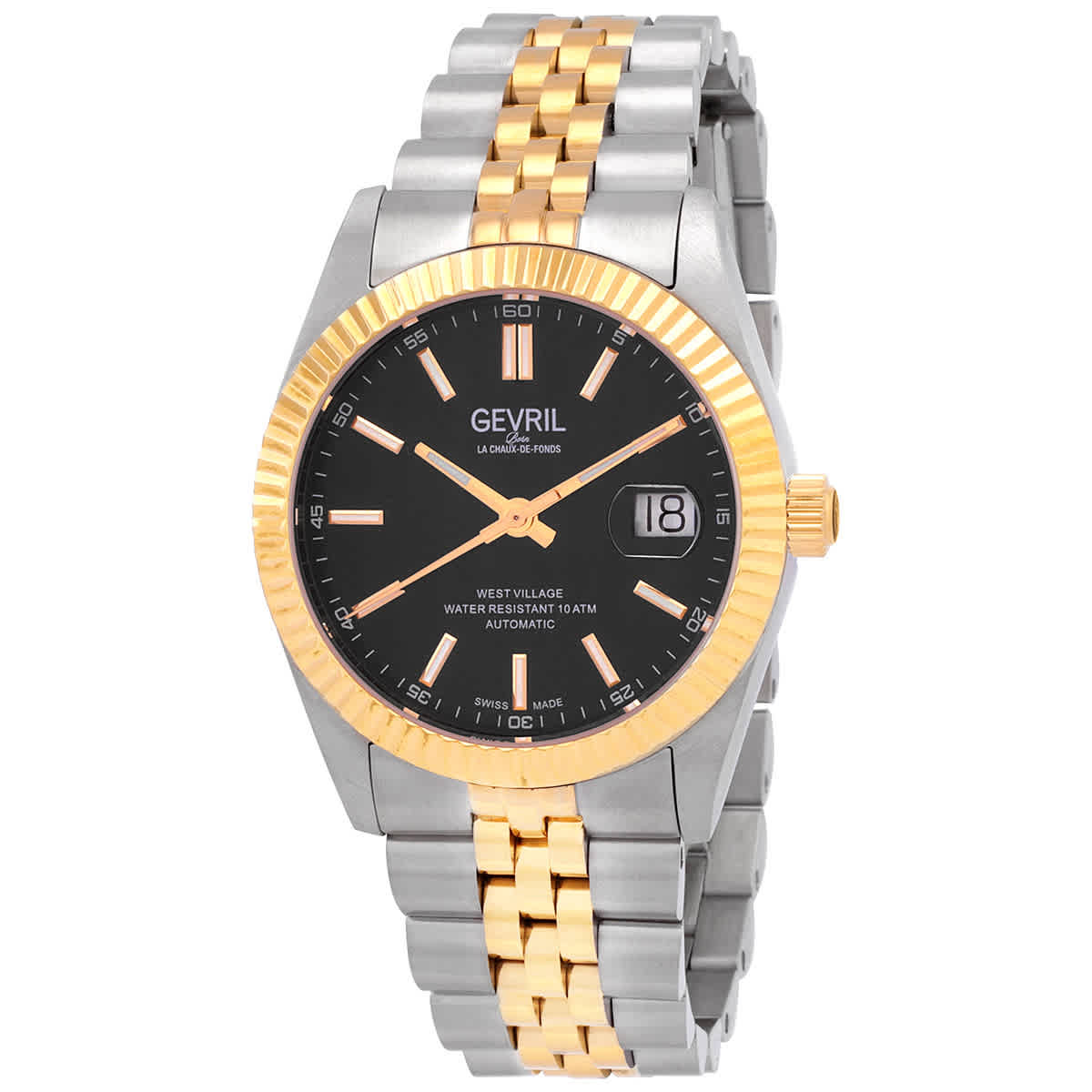 Gevril West Village Automatic Black Dial Mens Watch 48903 734$