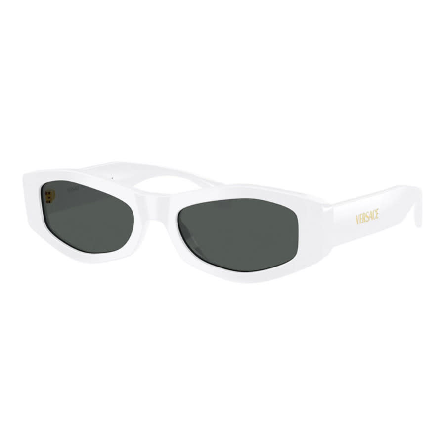 Versace Woman Sunglass VE4487 -  Frame color: White, Lens color: Dark Grey