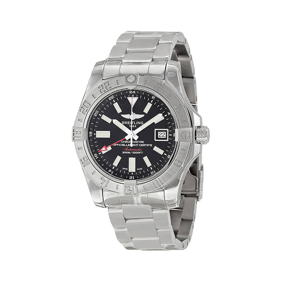 Breitling Avenger II GMT Black Dial Men 