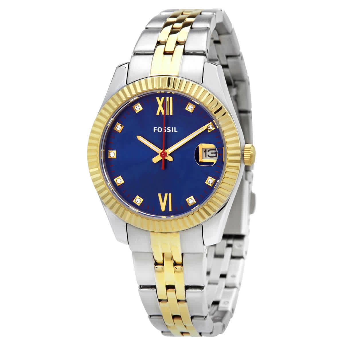 Arriba 100+ Foto Fossil Blue Watch 100 Meters 330 Feet Water Resistant ...