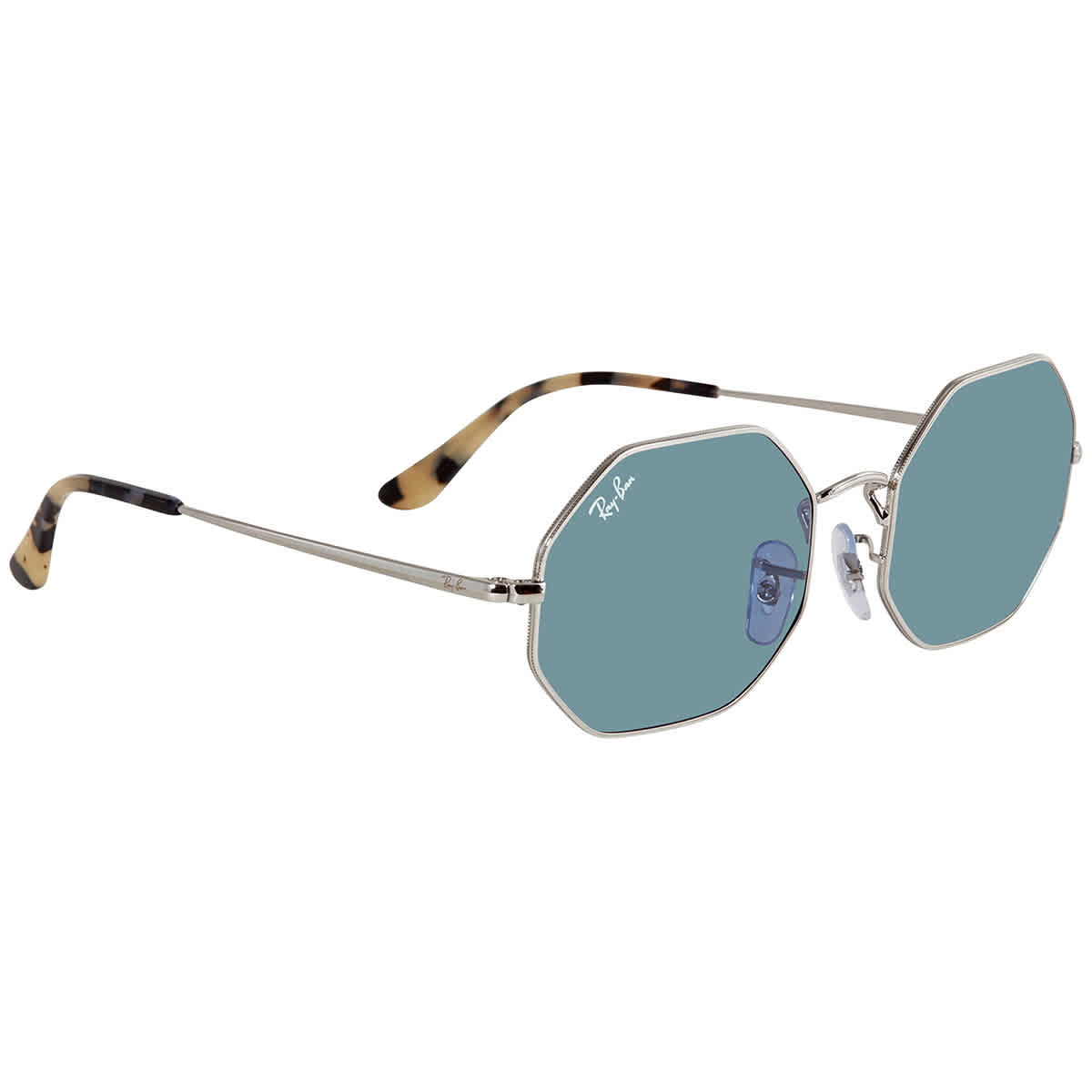 ray ban octagonal blue gradient
