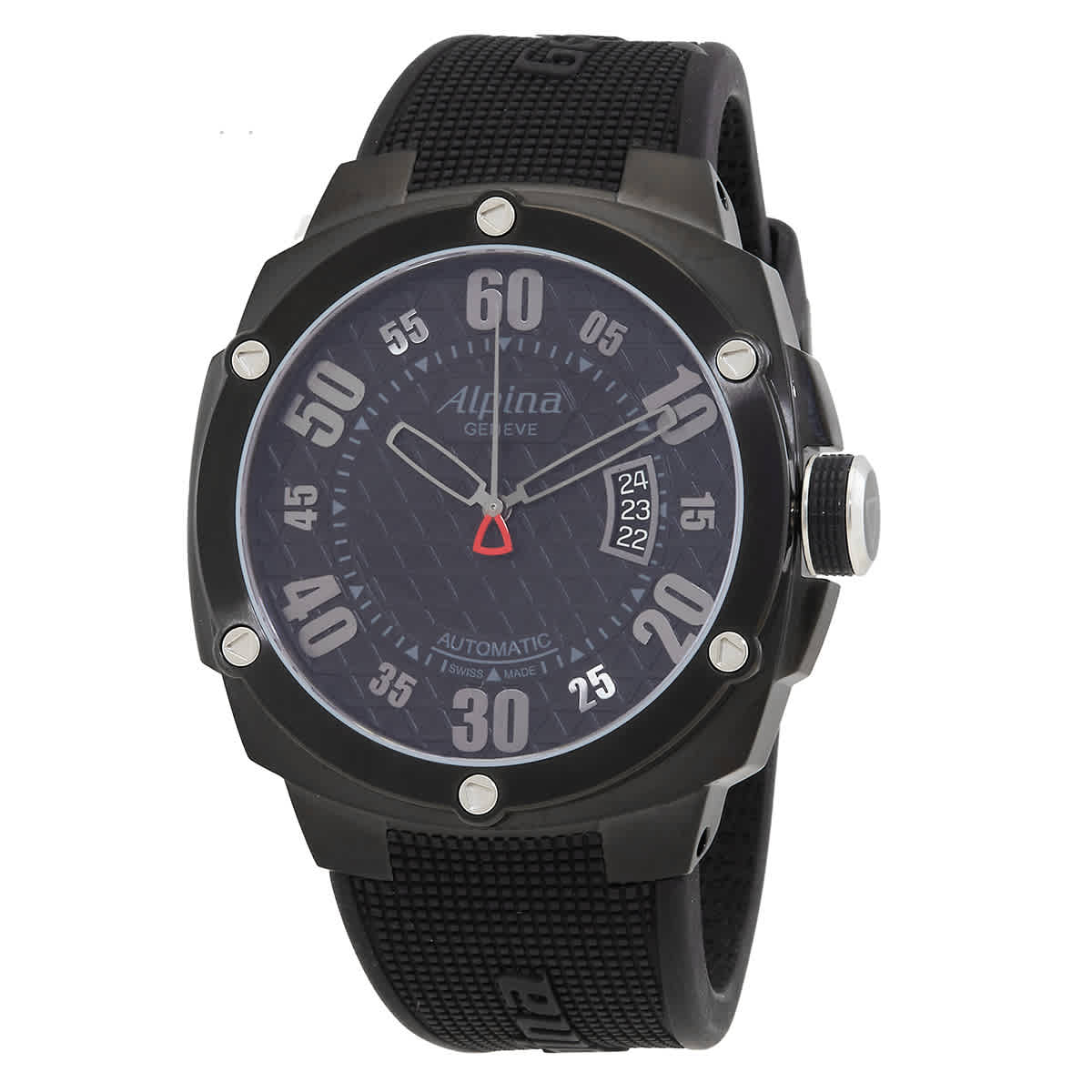 Alpina Adventure Extreme Black Dial Black Rubber Strap Mens Watch AL525BB5FBAE6 1805$
