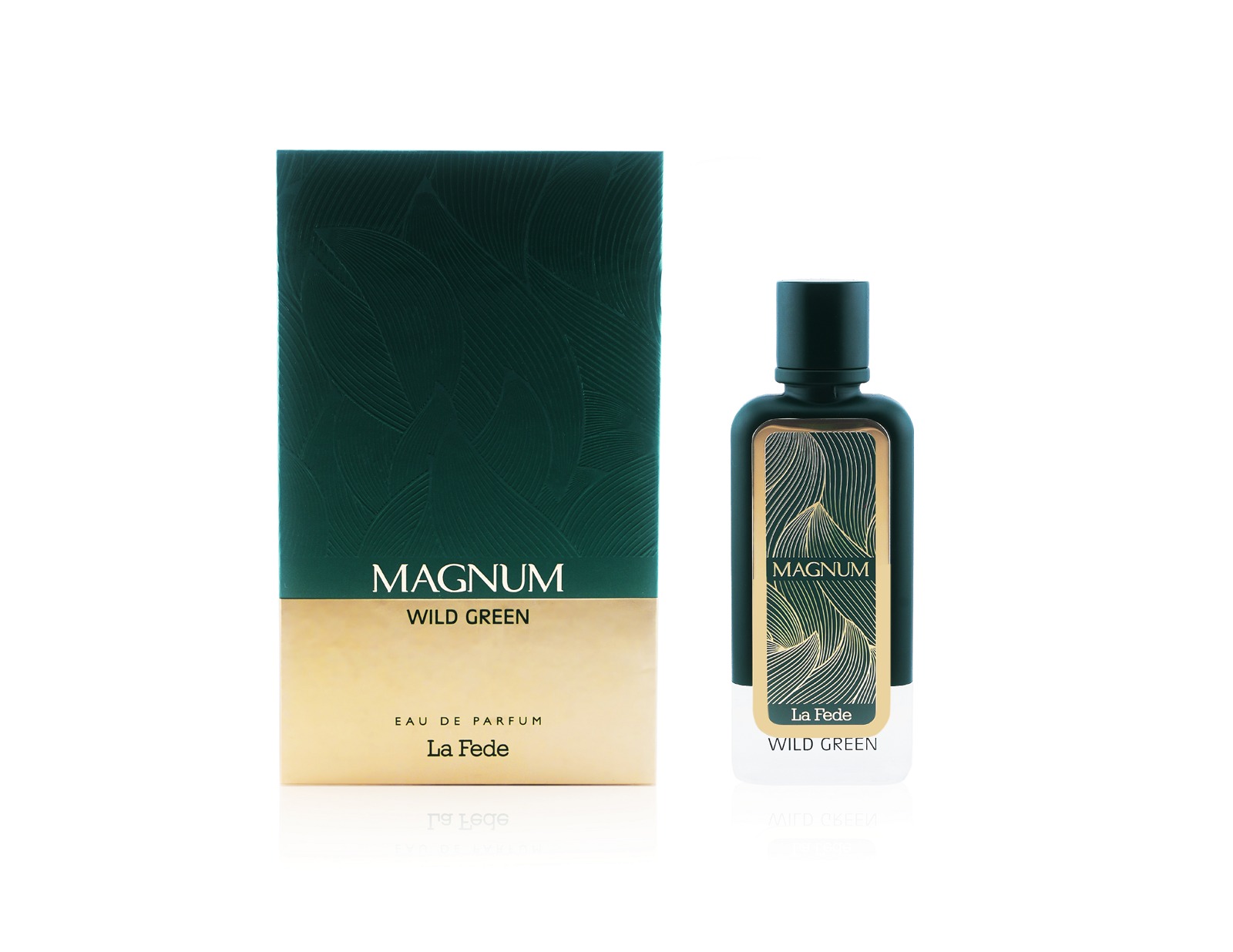 Khadlaj Mens La Fede Magnum Wild Green EDP Spray 34 oz Fragrances 6291107976921 30$