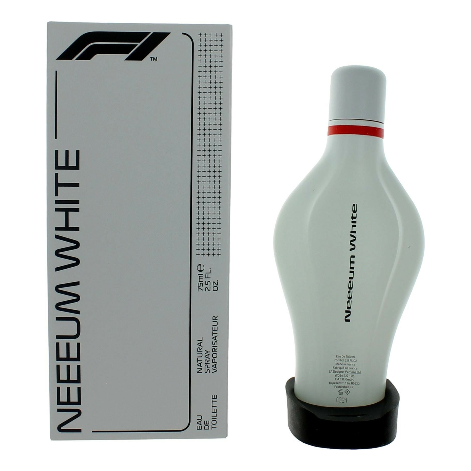 Formula 1 Unisex Race Collection Neeeum White EDT Spray 2.5 oz Fragrances 5050456998579