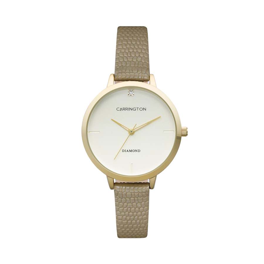 Carrington Claire Diamond Champagne Dial Ladies Watch CT-2013-03 40$