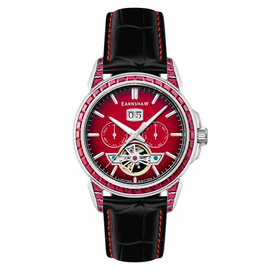 Thomas Earnshaw Nawab Red Dial Mens Watch ES-8305-01