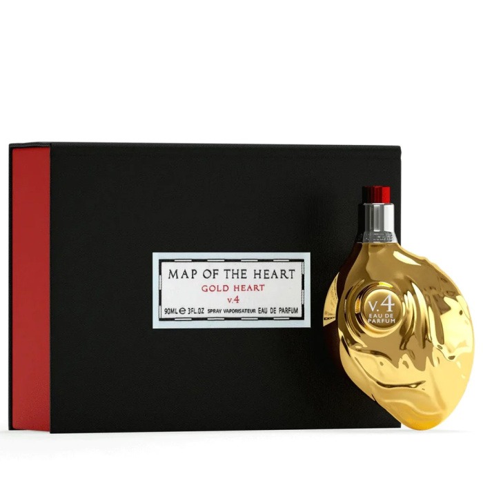 Map Of The Heart Unisex Gold Heart V 4 EDP Spray 3.0 oz Fragrances 9348939000113