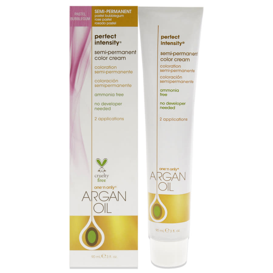 One n Only Argan Oil Perfect Intensity Semi-Permanent Color Cream 3 oz Pastel Bubblegum Hair Care 840061000904