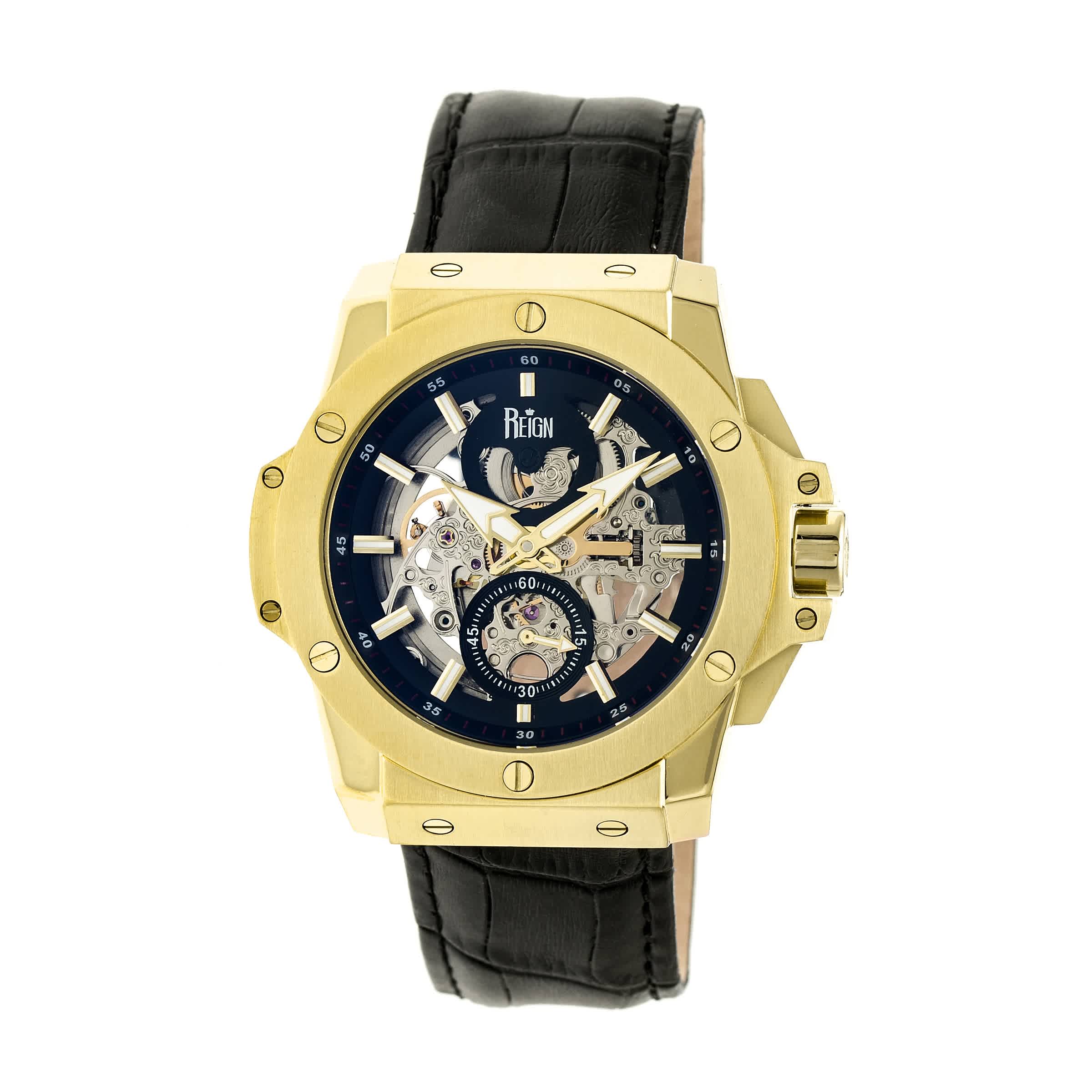 Reign Commodus Automatic Black Dial Mens Watch REIRN4004 210$