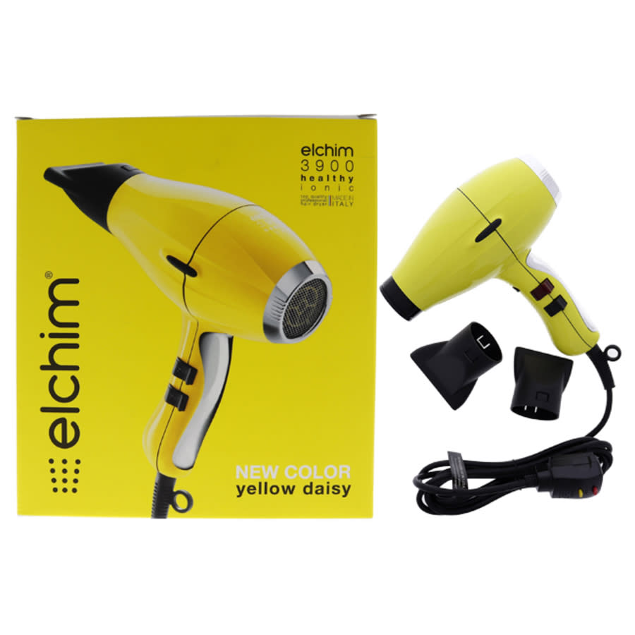 3900 Healthy Ionic Hair Dryer - Yellow Daisy by Elchim for Unisex - 1 Pc Hair Dryer