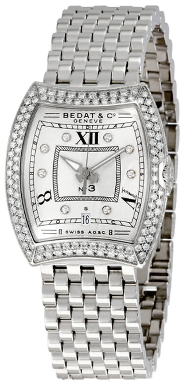 Bedat No 3 White Dial Stainless Steel Ladies Watch 314-051-109