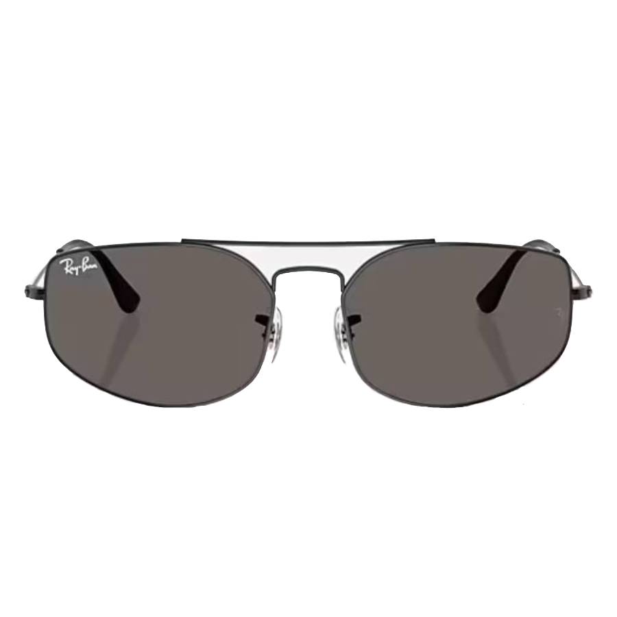Ray-Ban Explorer V RB3845 Glass Sunglasses - Polished Black/Dark Gray Classic - X-Large