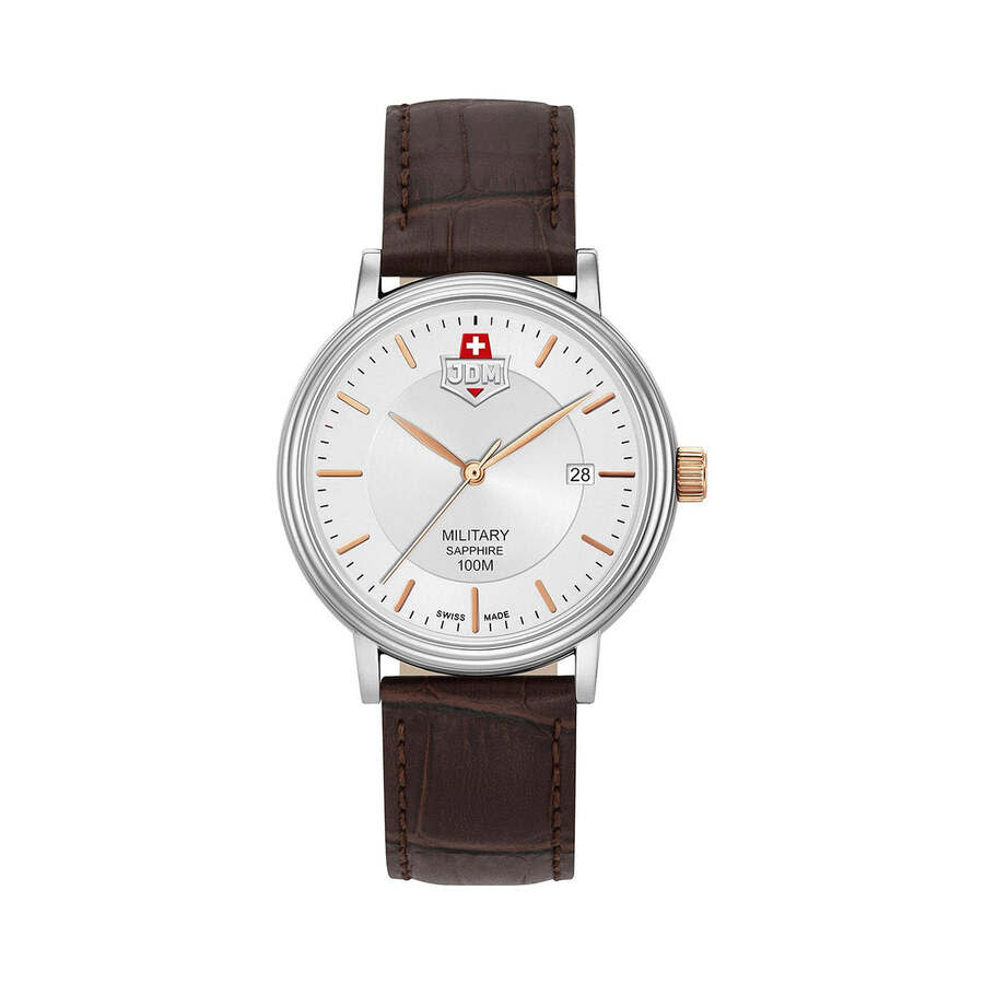 JDM Military Kilo Silver-tone Dial Mens Watch JDM-WG004-06