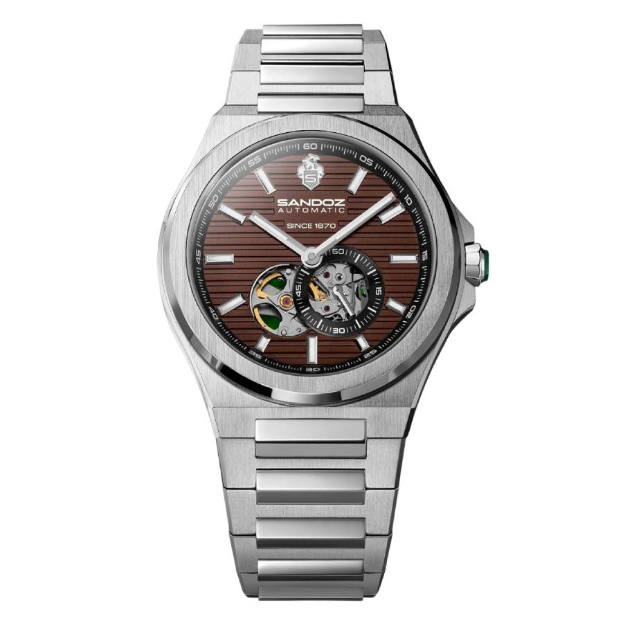 Sandoz Chanet Automatic Brown Dial Mens Watch SZWGL0000809