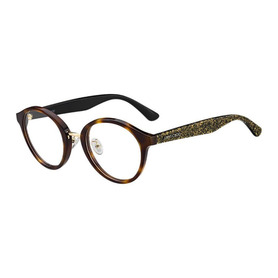 Jimmy Choo Ladies Brown Round Eyeglass Frames JC197/F 0OCY00