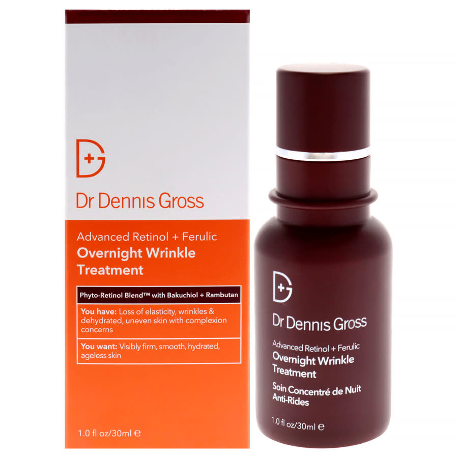 Dr Dennis Gross Advanced Retinol Plus Ferulic Overnight Wrinkle Treatment 1 oz Skin Care 695866572688 55$