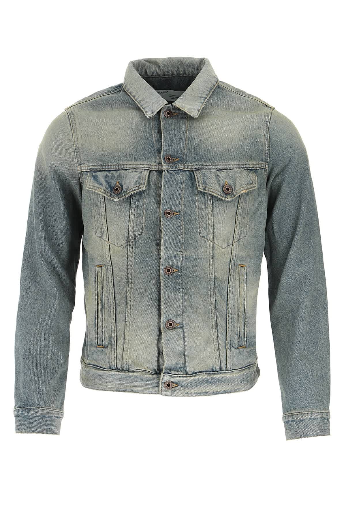off white vintage denim jacket