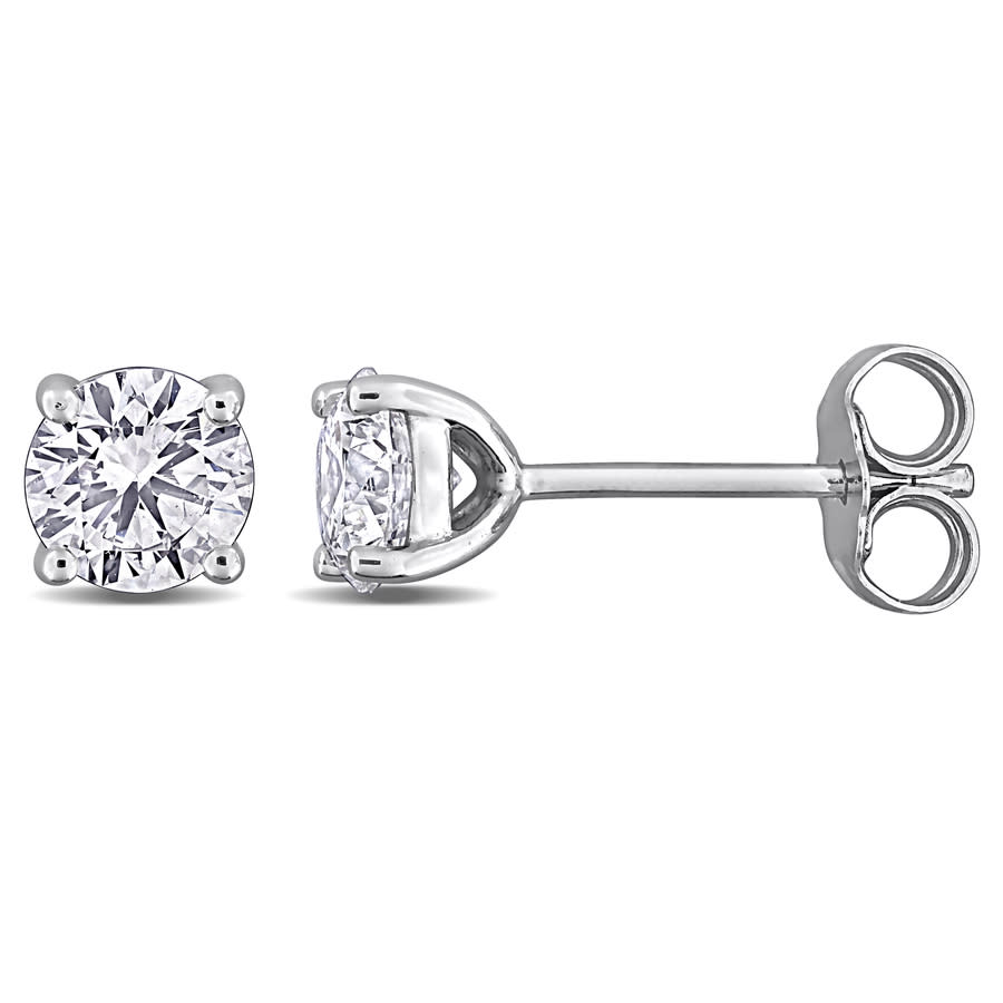 Created Forever 1ct TW Lab-Grown Diamond Solitaire Stud Earrings in Sterling Silver 270$