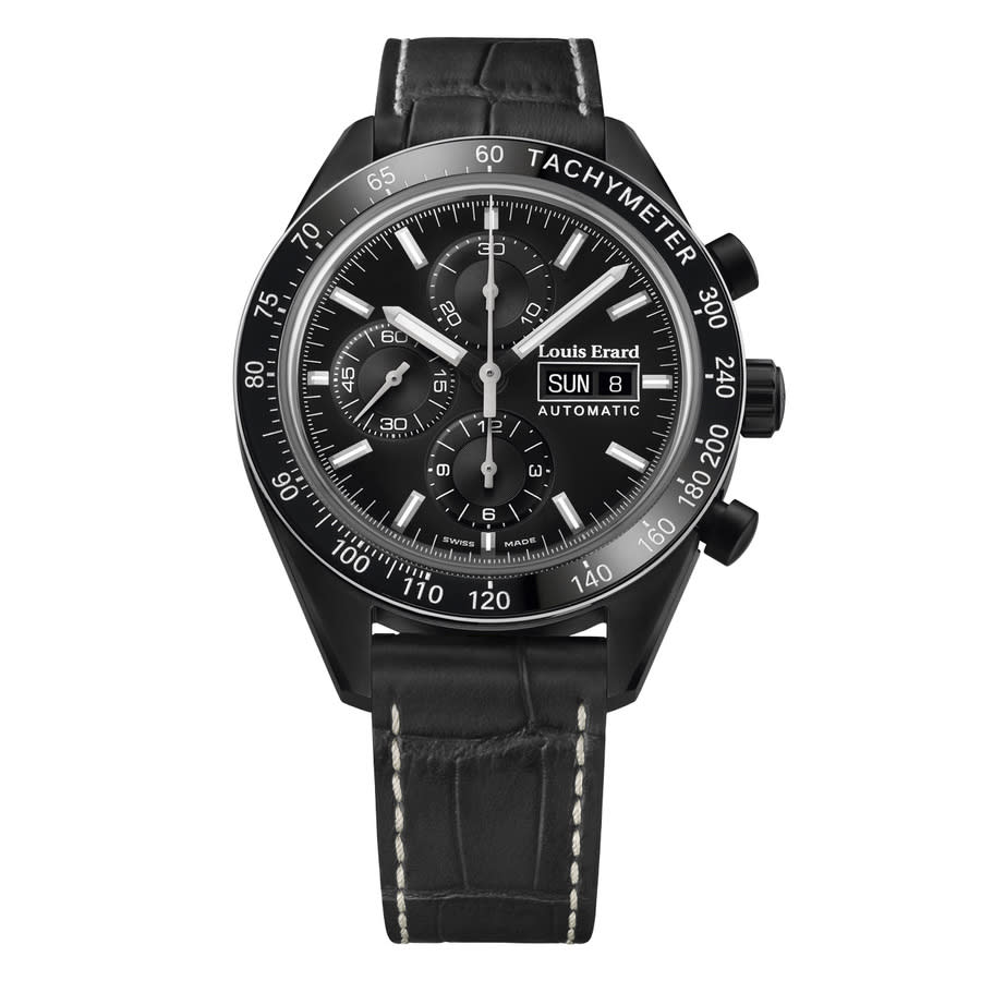 Louis Erard Sportive Chronograph Automatic Black Dial Mens Watch 78109NA22.BDCN82