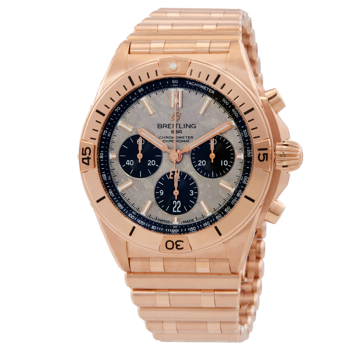 Breitling Erling Haaland Chronomat Chronograph Automatic Chronometer Meteorite Dial Mens Watch RB01347A1F1R1