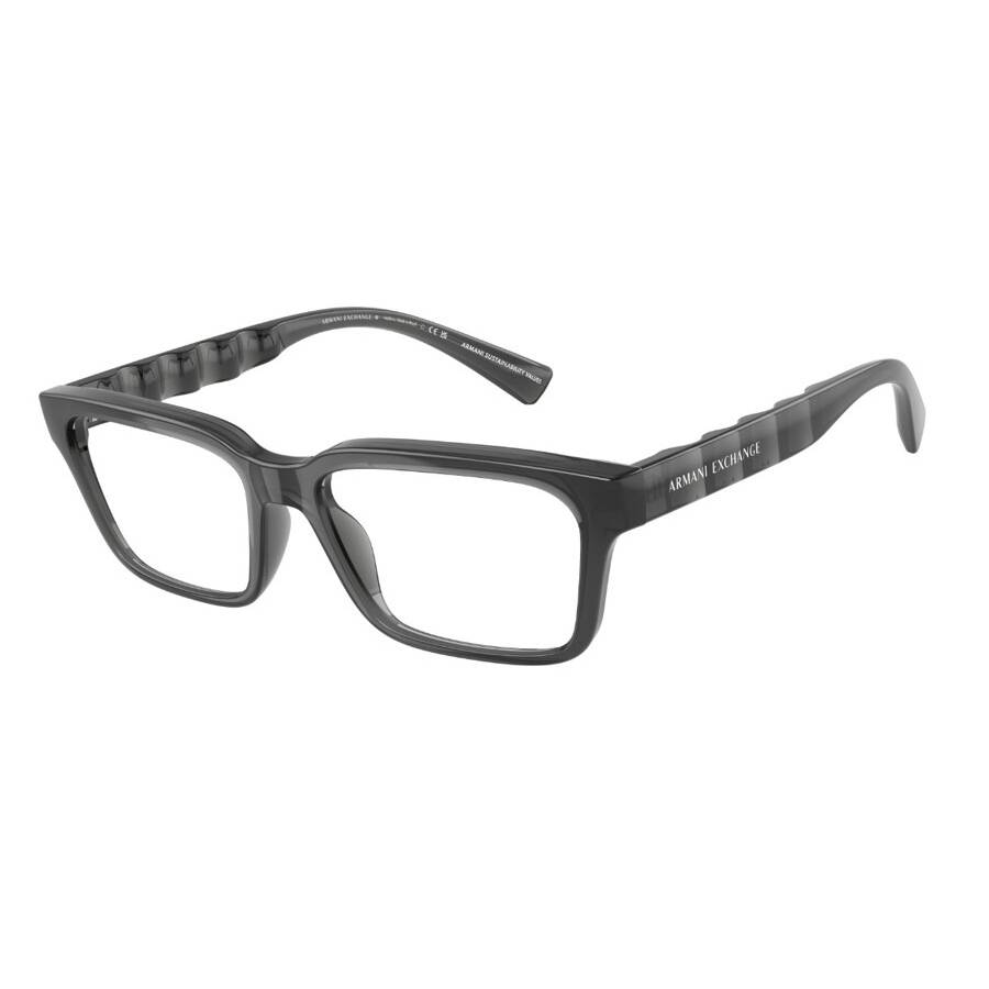 Armani Exchange Demo Square Mens Eyeglasses AX3116 8356 55 28$