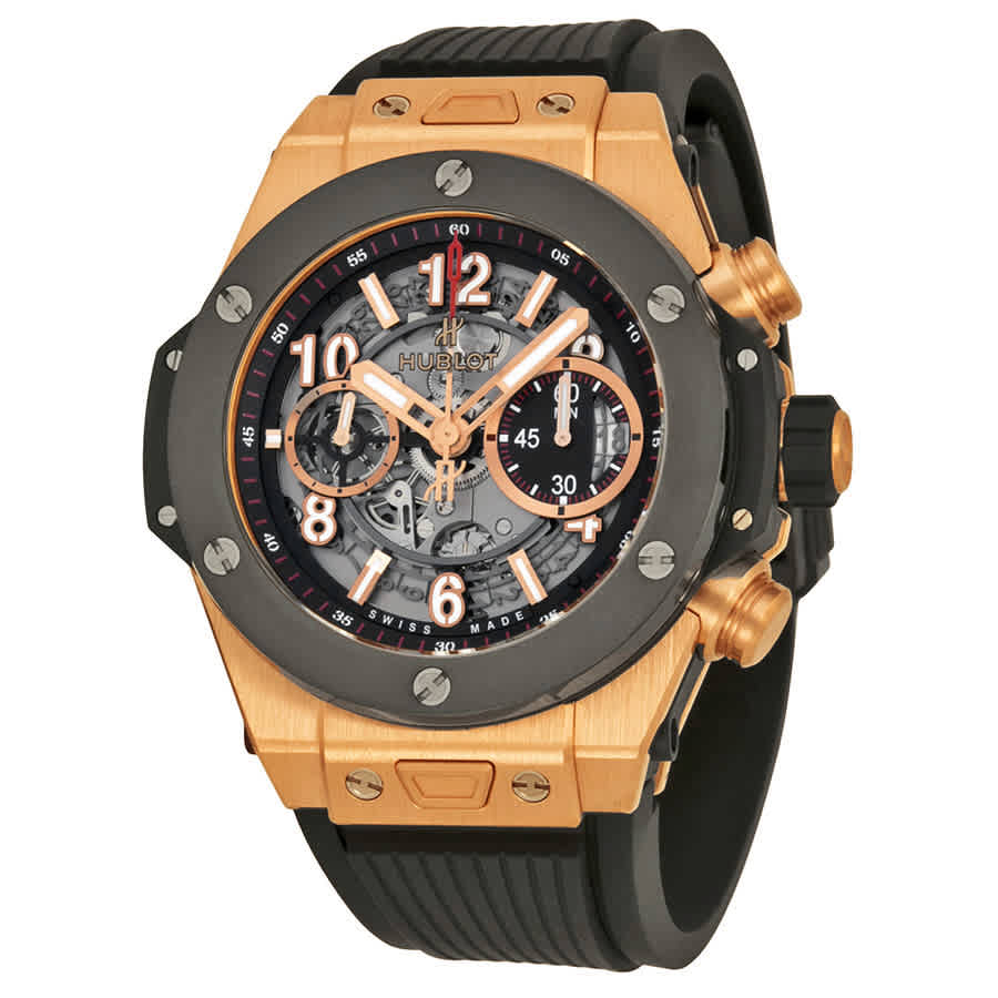 Hublot Big Bang Unico King Gold Ceramic Skeletal Dial Mens Watch 411OM1180RX 29895$
