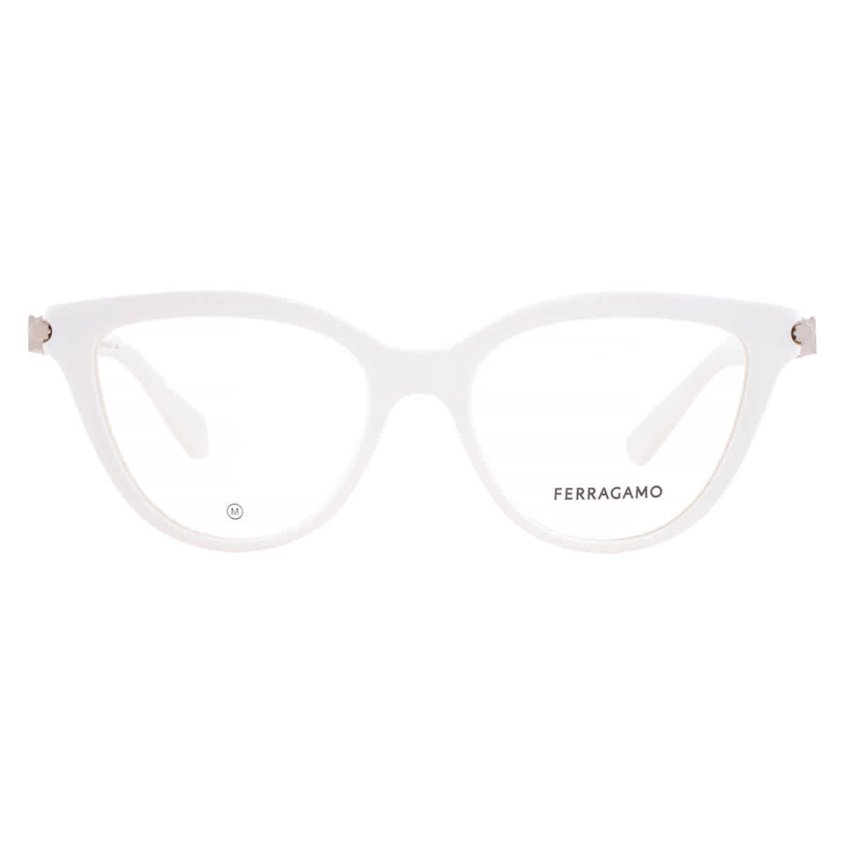 Salvatore Ferragamo SF 2974 103 Women’s Glasses White Size 52 - Free Lenses - Blue Light Block Available