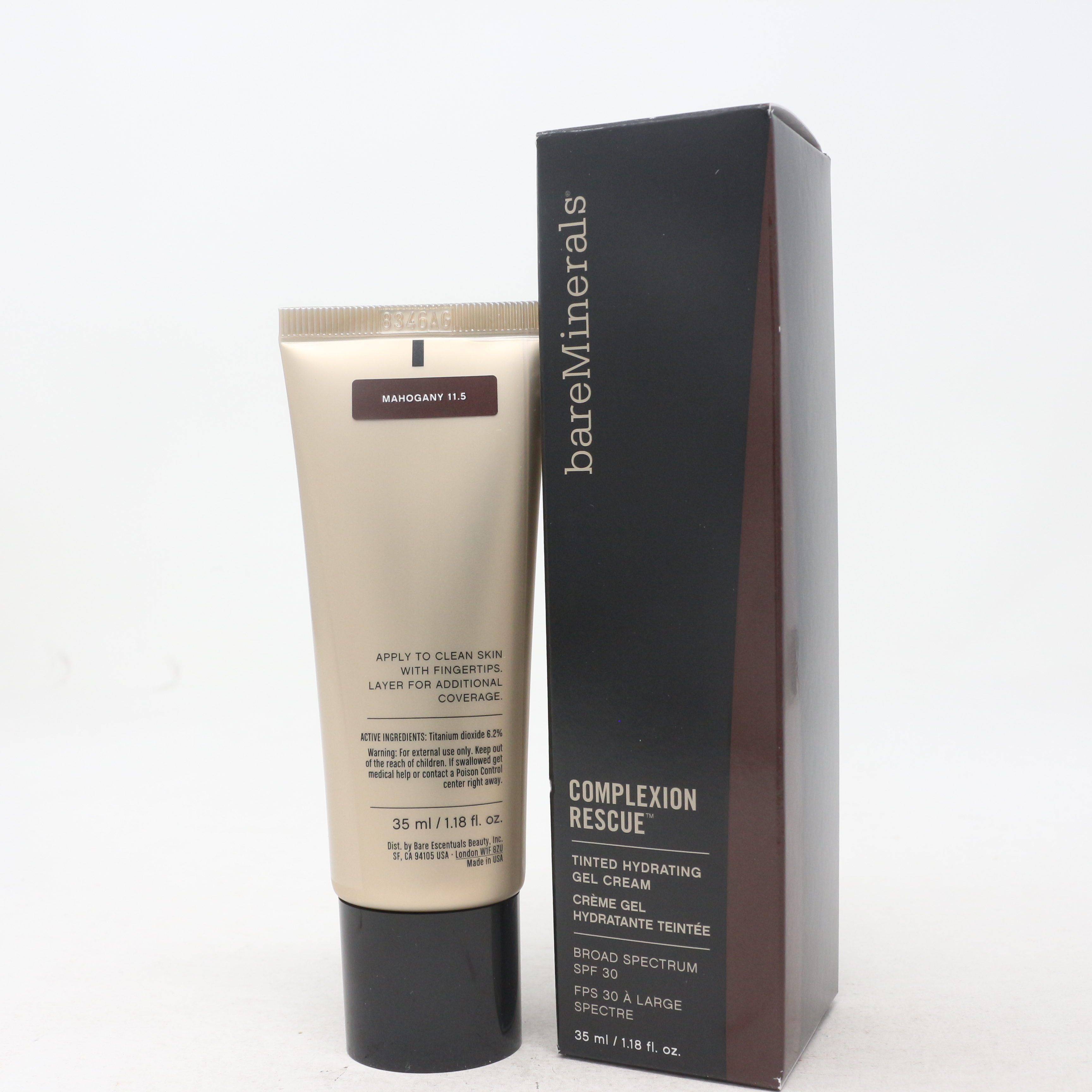 Bareminerals Complexion Rescue Tinted Hydrating Cream Gel 115 Mahogany 118 oz 10$