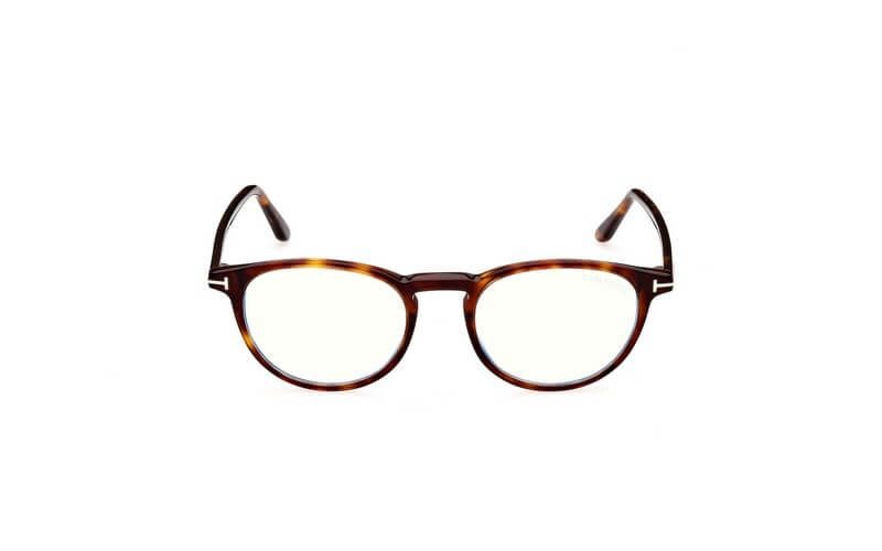 Tom Ford Demo Round Mens Eyeglasses FT5803-B 054 49