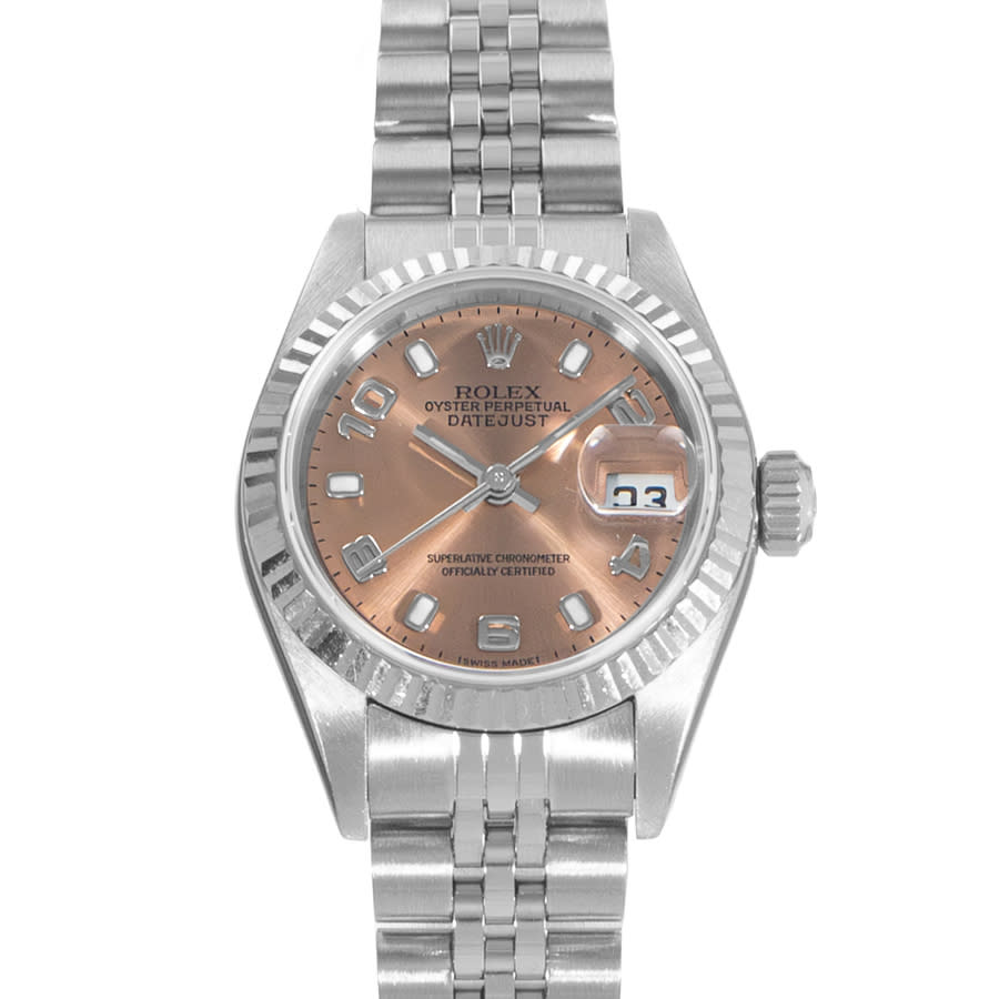 Preowned Rolex Datejust 26 Automatic Pink Dial Ladies Watch 79174 PSJ