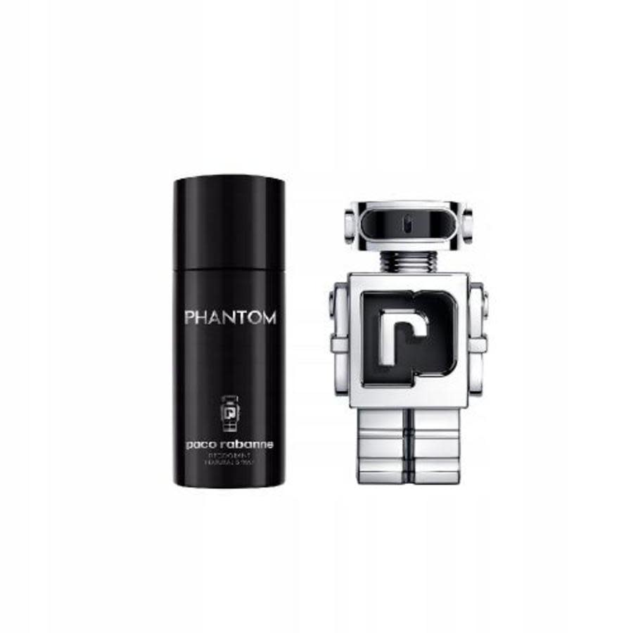 Paco Rabanne Mens Phantom Gift Set Fragrances 3349668587476 85$