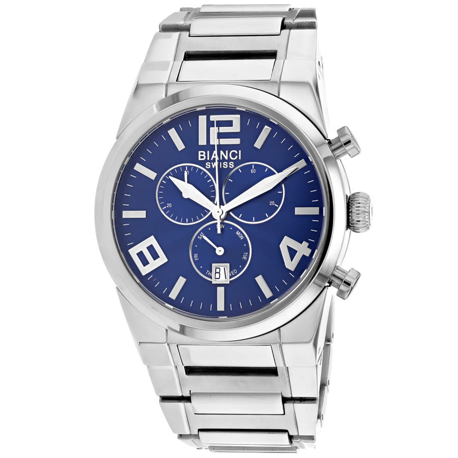 Roberto Bianci Rizzo Chronograph Quartz Blue Dial Mens Watch RB90730