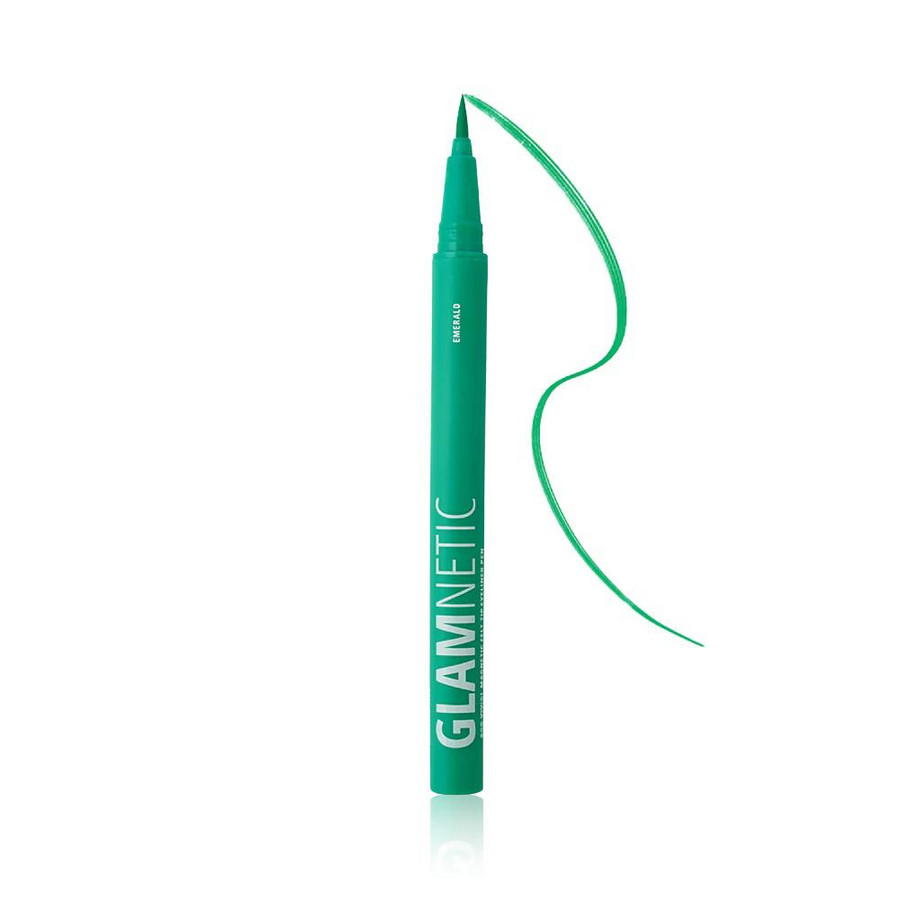 Glamnetic Ladies Soo Vivid! Colored Magnetic Felt Tip Eyeliner 1 oz Emerald Makeup 850023457202