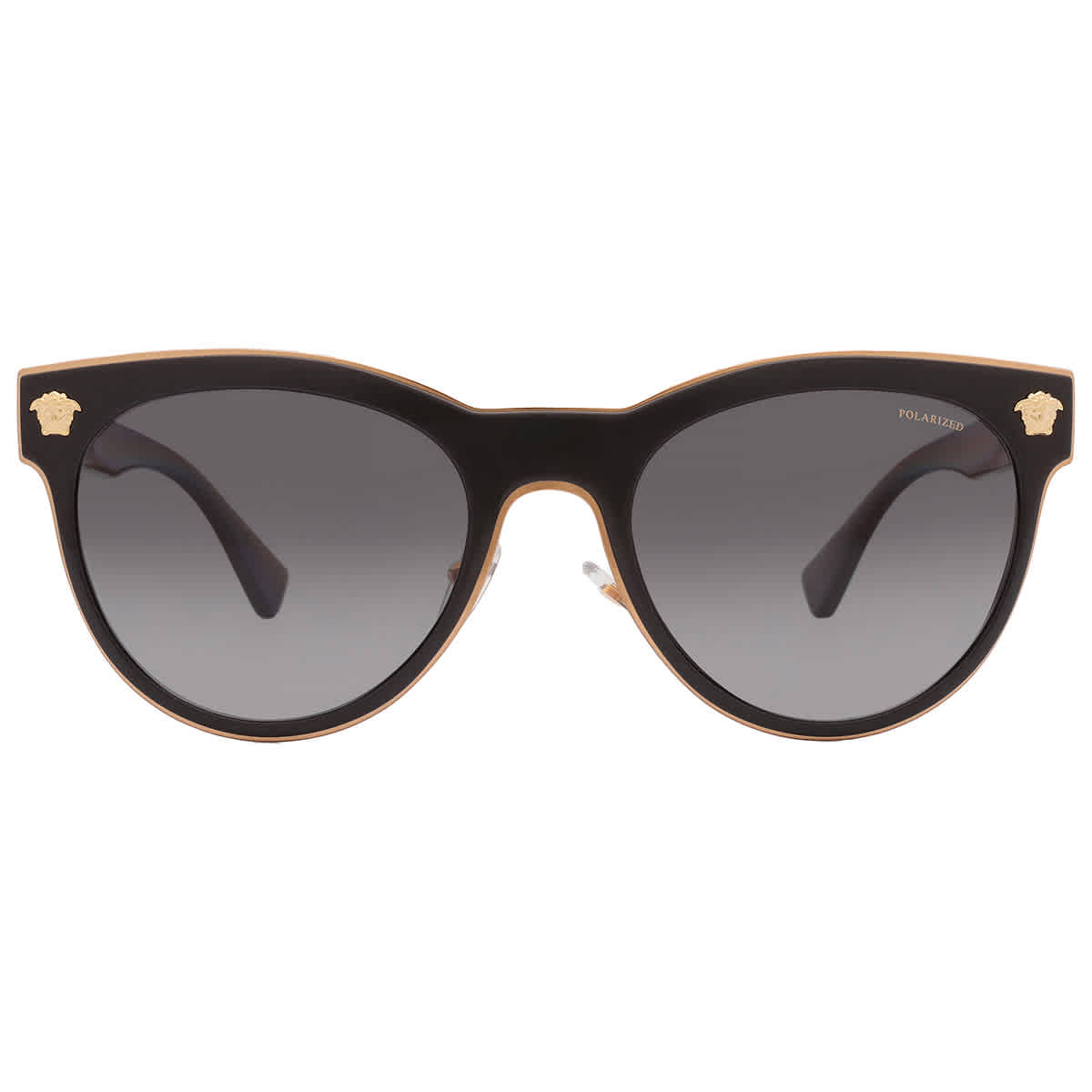 Versace Woman Sunglass VE2198 -  Frame color: Black, Lens color: Light Grey Gradient Grey