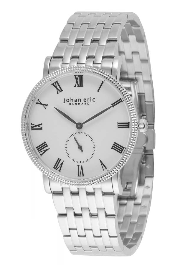 Johan Eric Holstebro White Dial Mens Watch JE-H1000-04-001B 163$