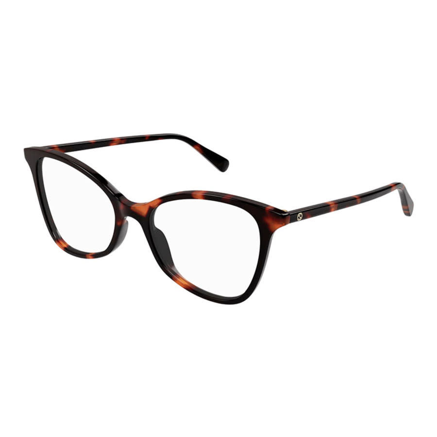 Gucci Ladies Brown Cat Eye Eyeglass Frames GG1360O 002