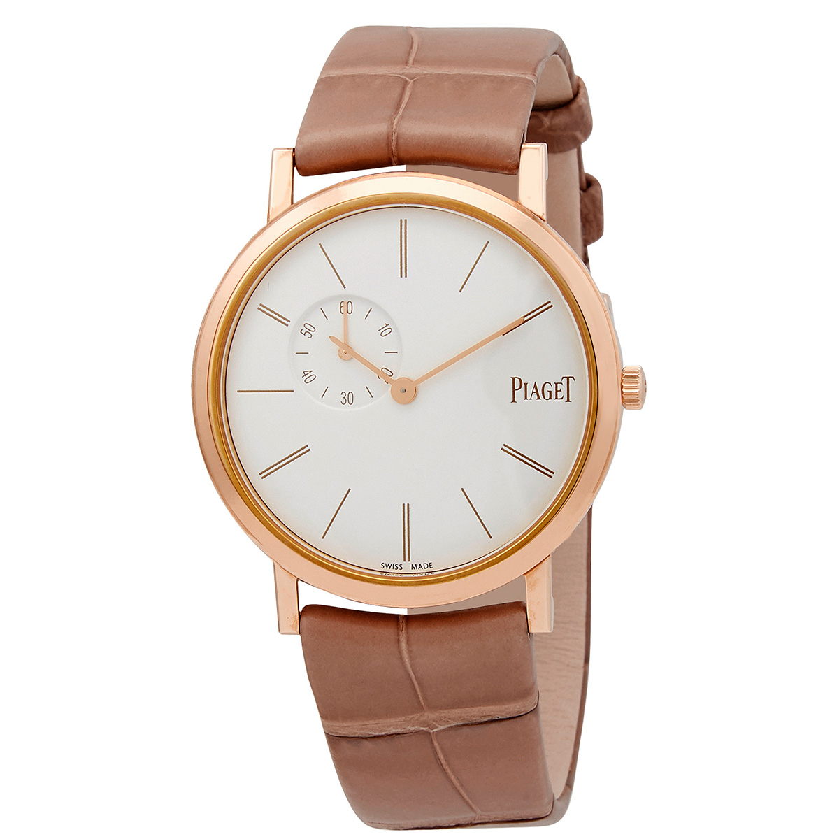 Pre-owned Piaget Altiplano Hand Wind White Dial Ladies Watch G0A39105 7795$