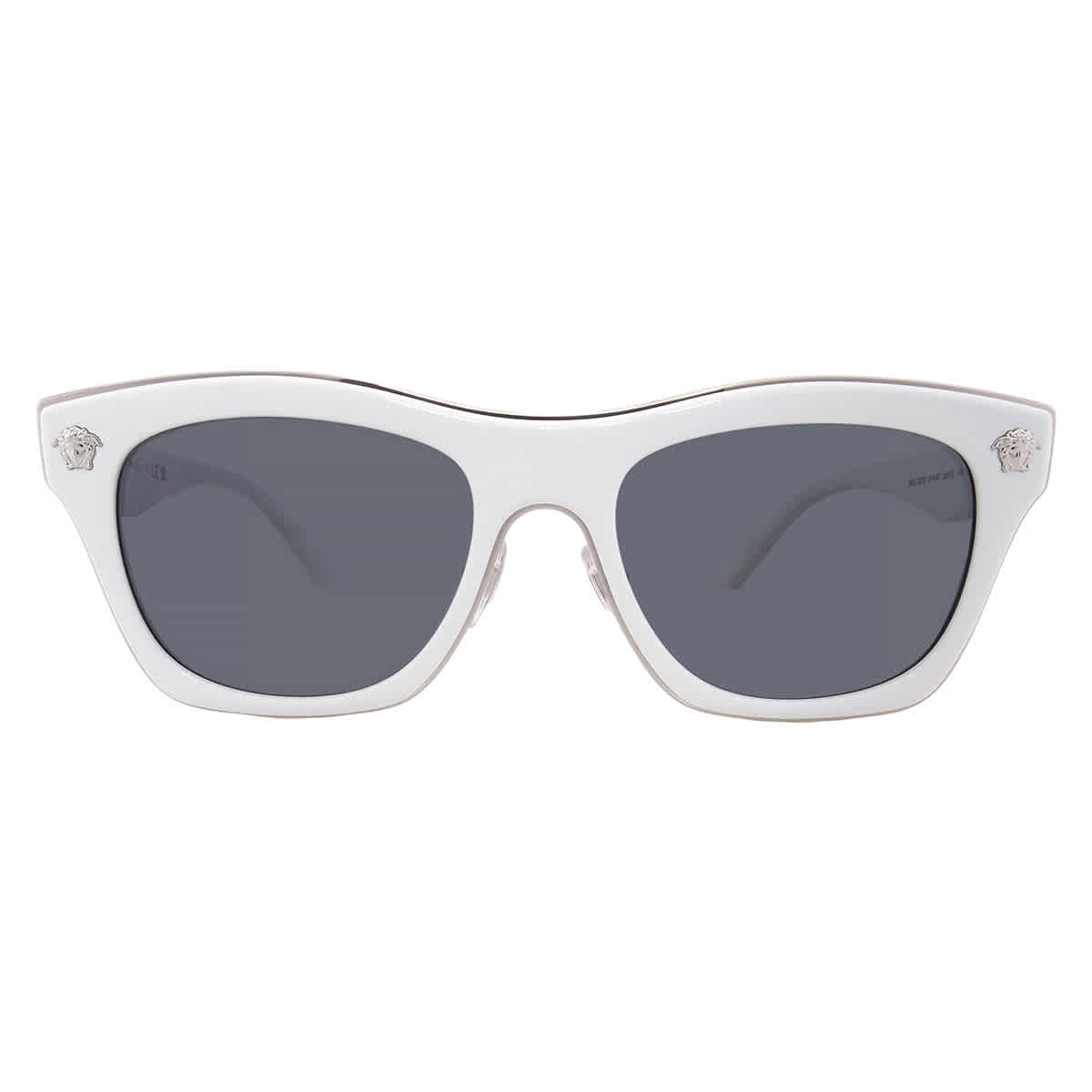 Versace Man Sunglass VE2272 -  Frame color: White, Lens color: Dark Grey