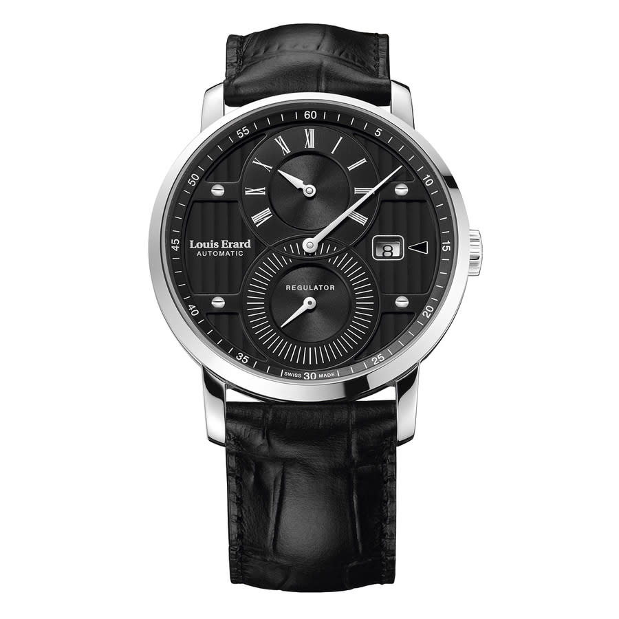 Louis Erard Excellence Automatic Black Dial Mens Watch 86236AA02.BDC51