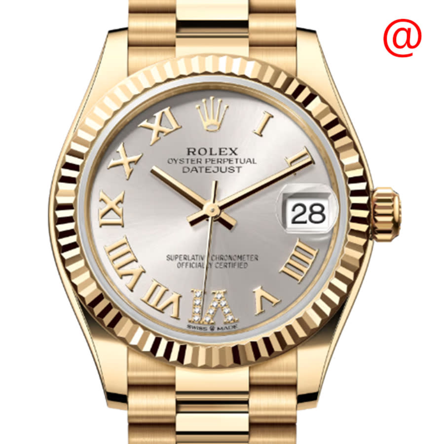 Rolex Datejust 31 Automatic Chronometer Grey Dial Ladies Watch M2782780028