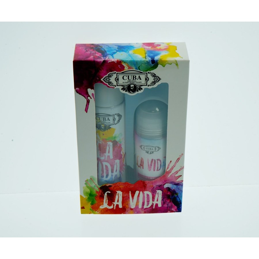 Cuba Ladies La Vida Gift Set Fragrances 5425039222639 16$