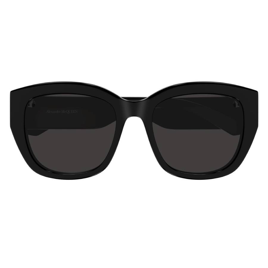 Alexander Mcqueen Grey Square Ladies Sunglasses AM0451SA 001 55