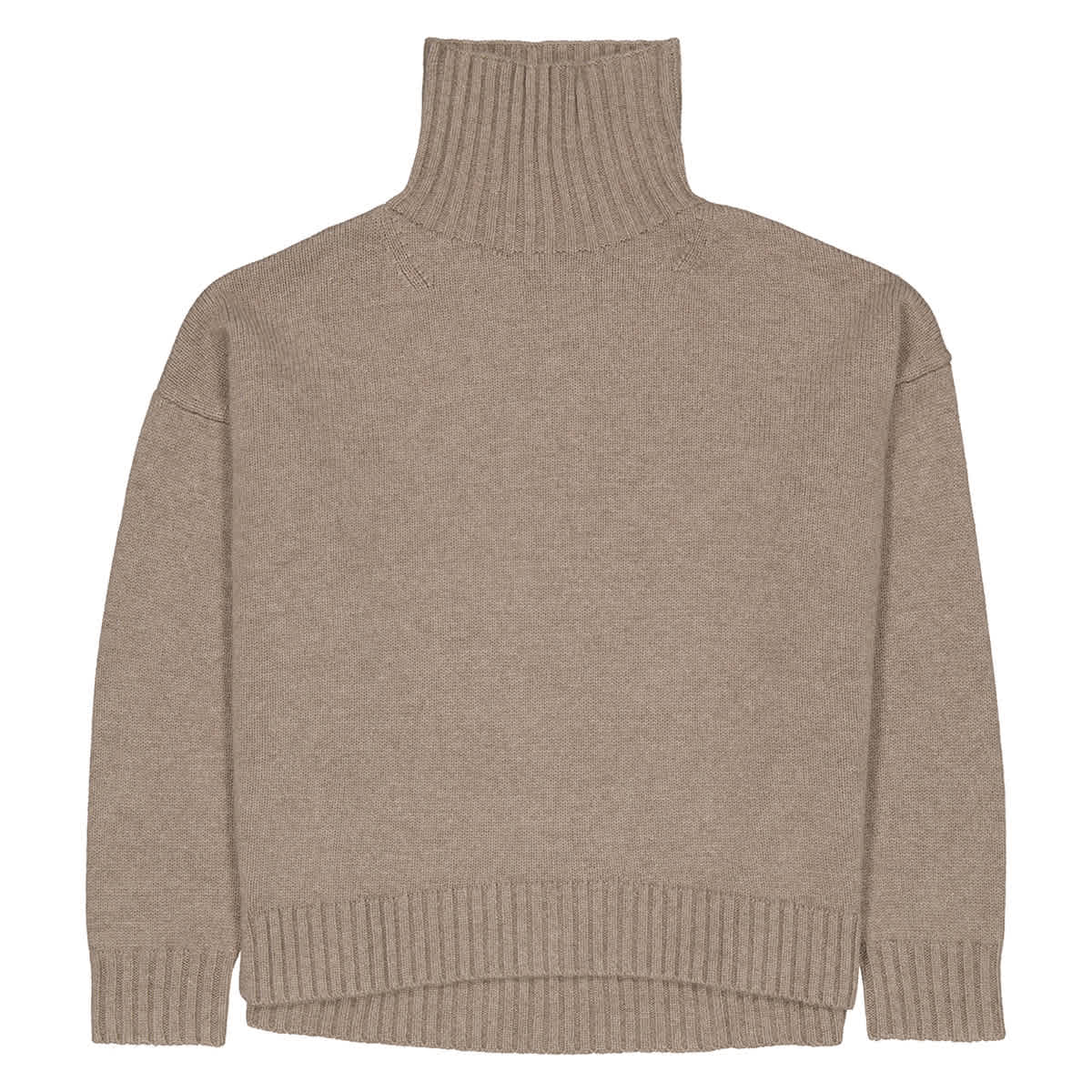 Max Mara Trau Wool And Cashmere High-neck Knitted Sweater In