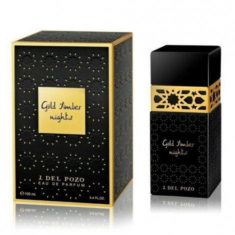 Jesus Del Pozo Mens Gold Amber Nights EDP 34 oz Fragrances 8431754007564 60$