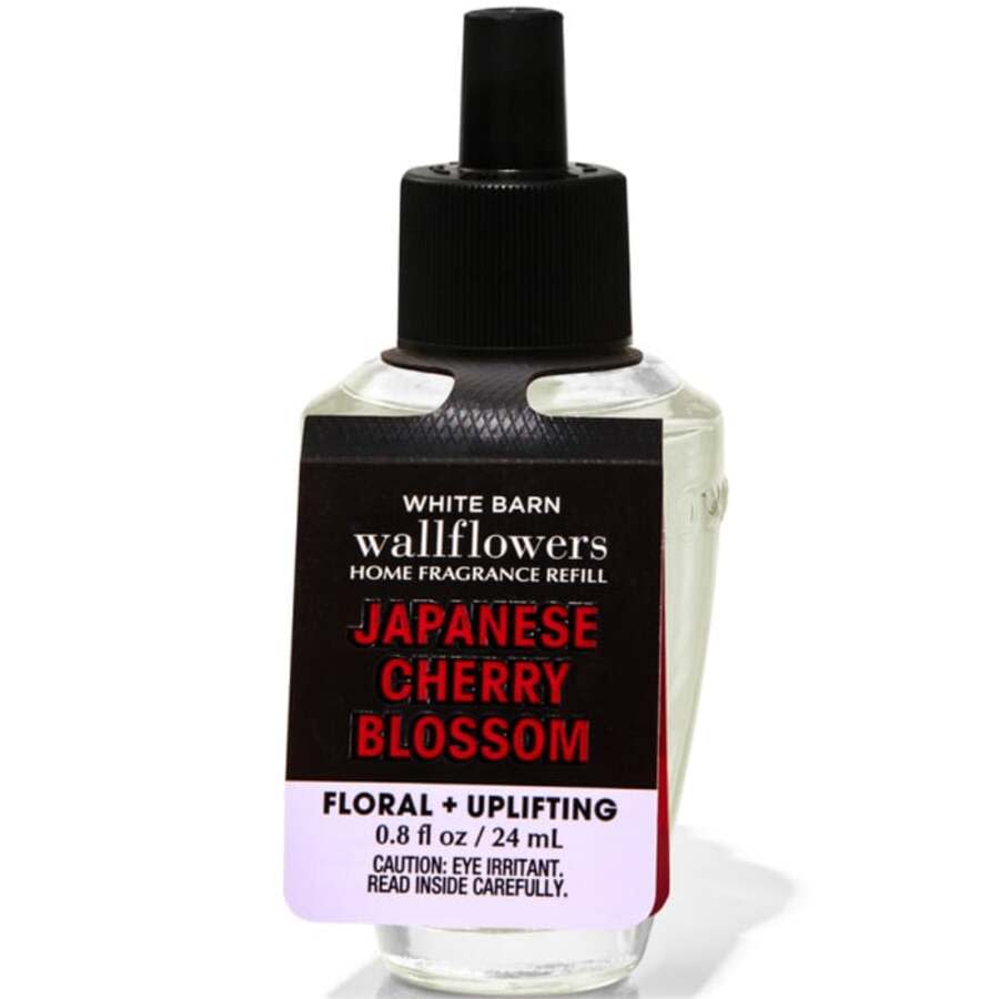 Bath and Body Works Unisex Japanese Cherry Blossom White Barn Wallflowers Diffuser 081 oz Refill Fragrances 667554129009 8$