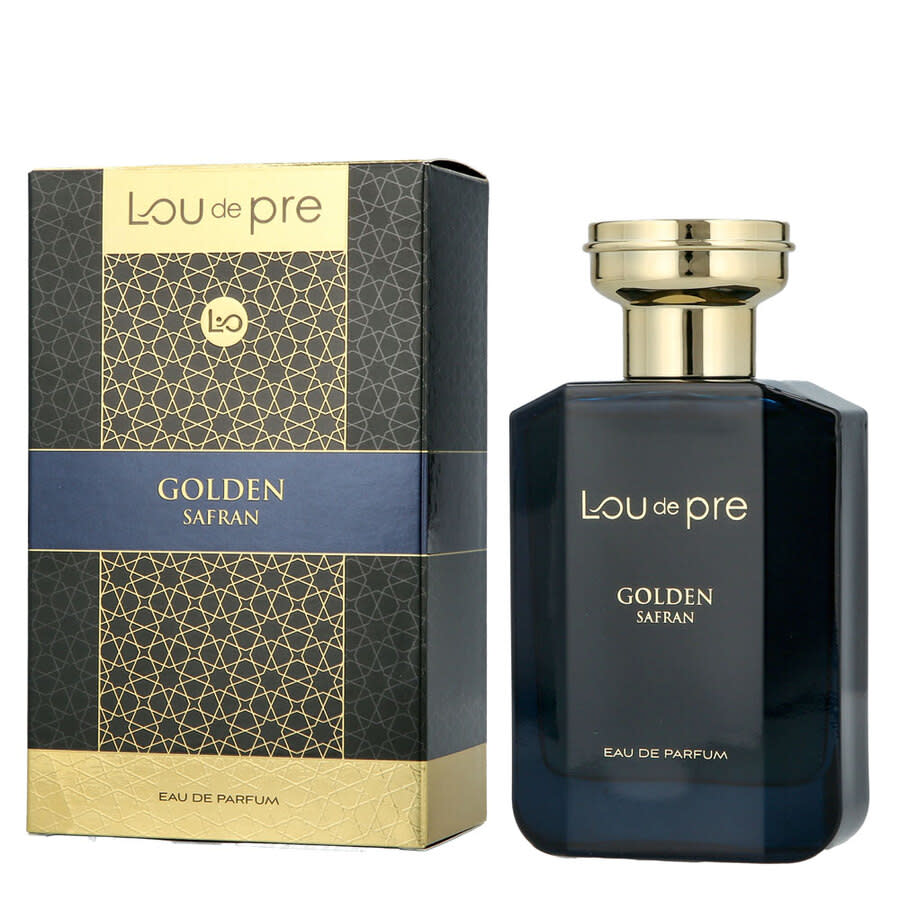 Lou de Pre Mens Golden Safran EDP Spray 3 oz Fragrances 5903719645850