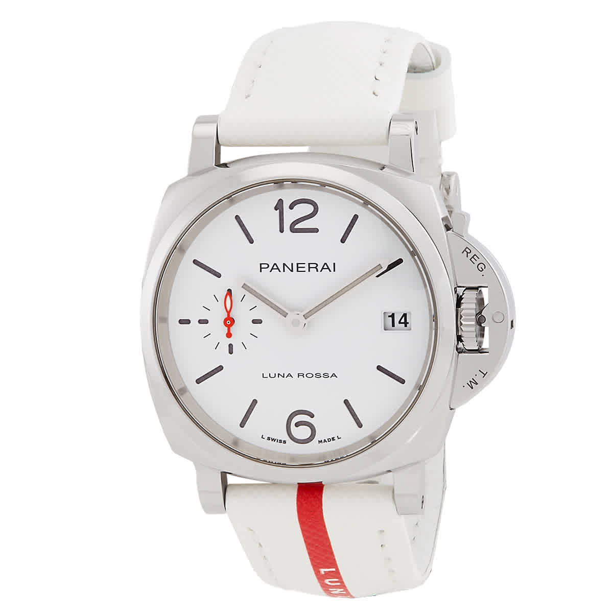 Panerai Luminor Due Luna Rossa Automatic White Dial Watch PAM01378 6650$